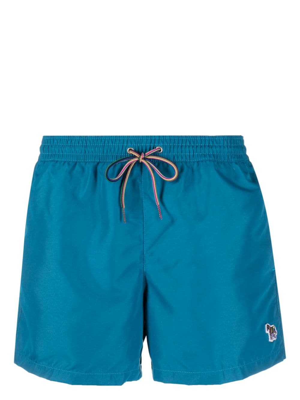 Paul Smith Zebra-motif drawstring-waist swim shorts - Blue von Paul Smith