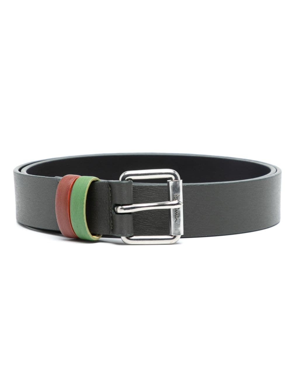 Paul Smith buckled leather belt - Green von Paul Smith