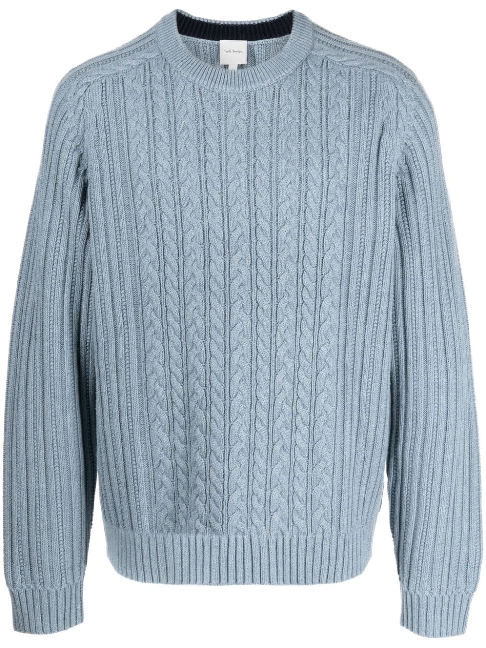 Paul Smith cable-knit cashmere-blend jumper - Blue von Paul Smith