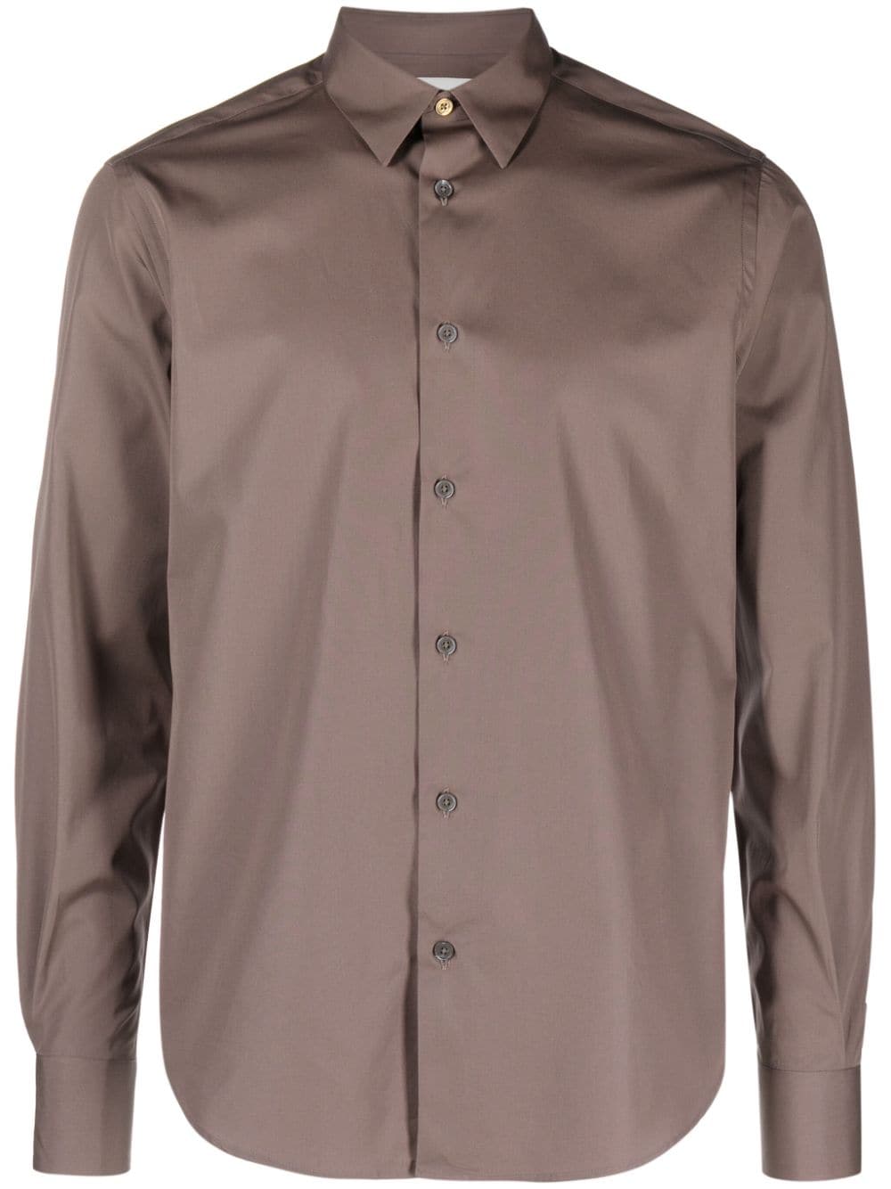 Paul Smith classic-collar cotton shirt - Brown von Paul Smith