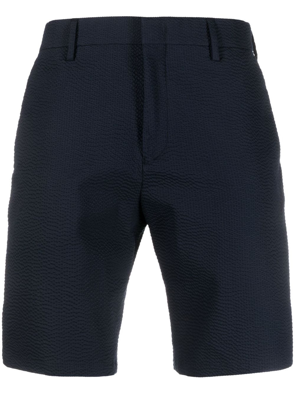 Paul Smith concealed-fastening cotton-blend shorts - Blue von Paul Smith