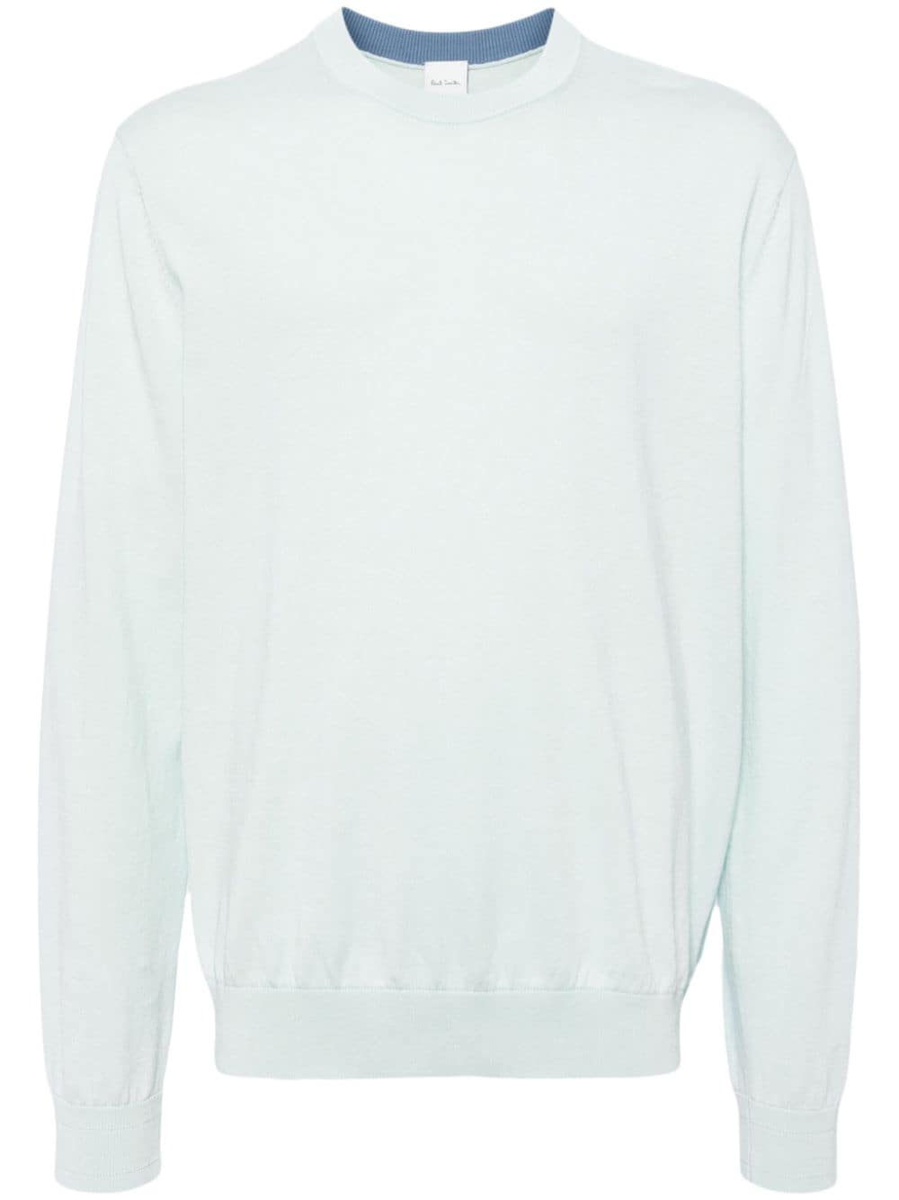 Paul Smith crew-neck organic-cotton sweater - Blue von Paul Smith