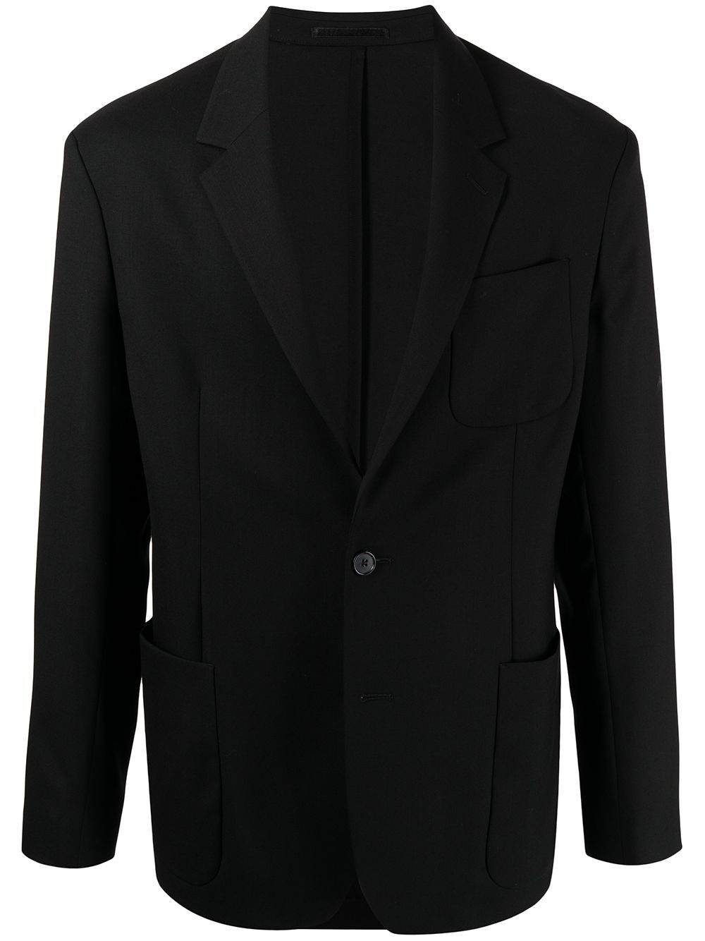 Paul Smith darted single-breast wool blazer - Black von Paul Smith