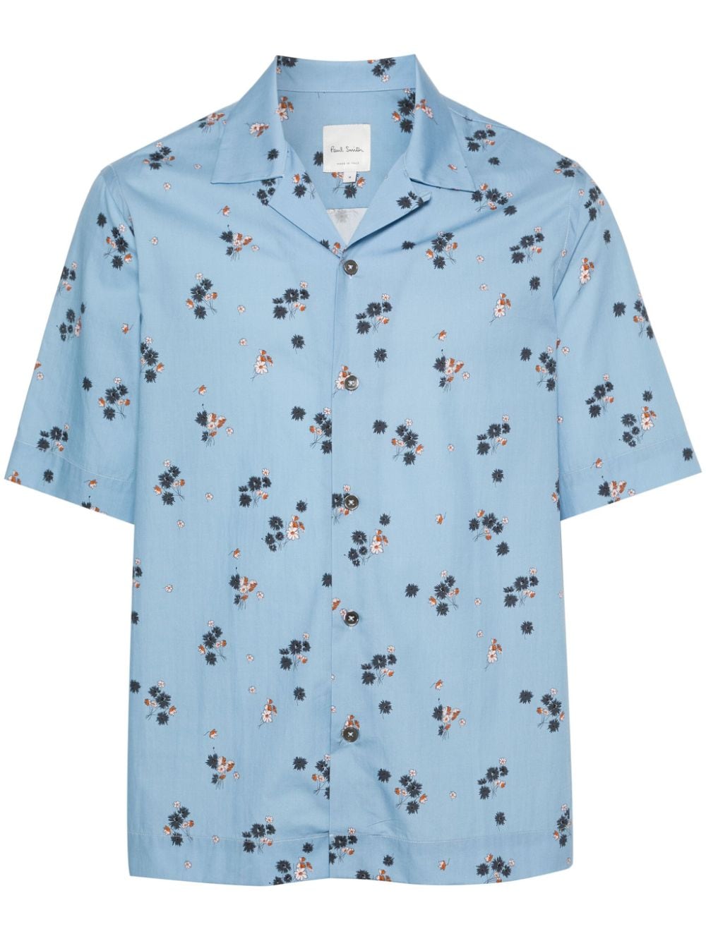 Paul Smith floral-print bowling shirt - Blue von Paul Smith
