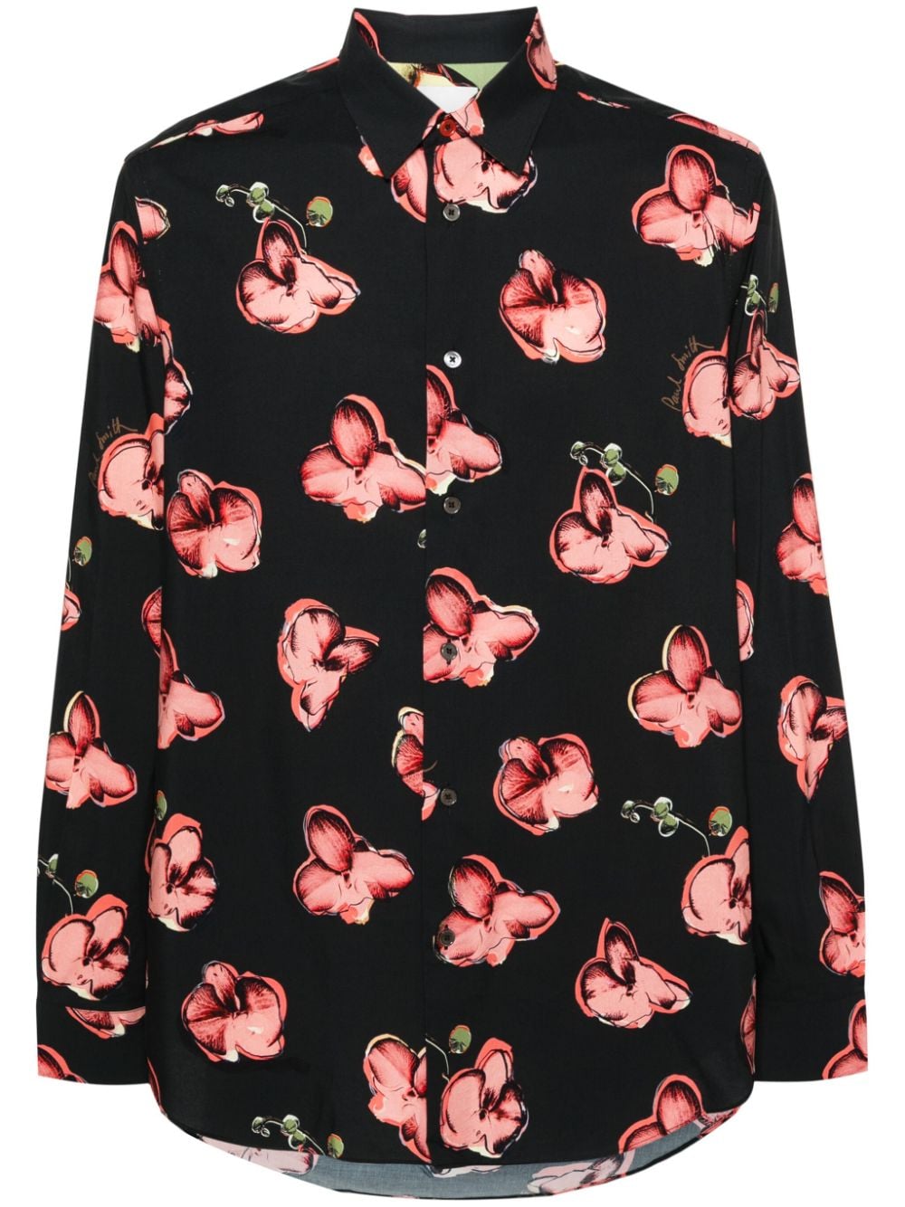 Paul Smith floral-print shirt - Black von Paul Smith