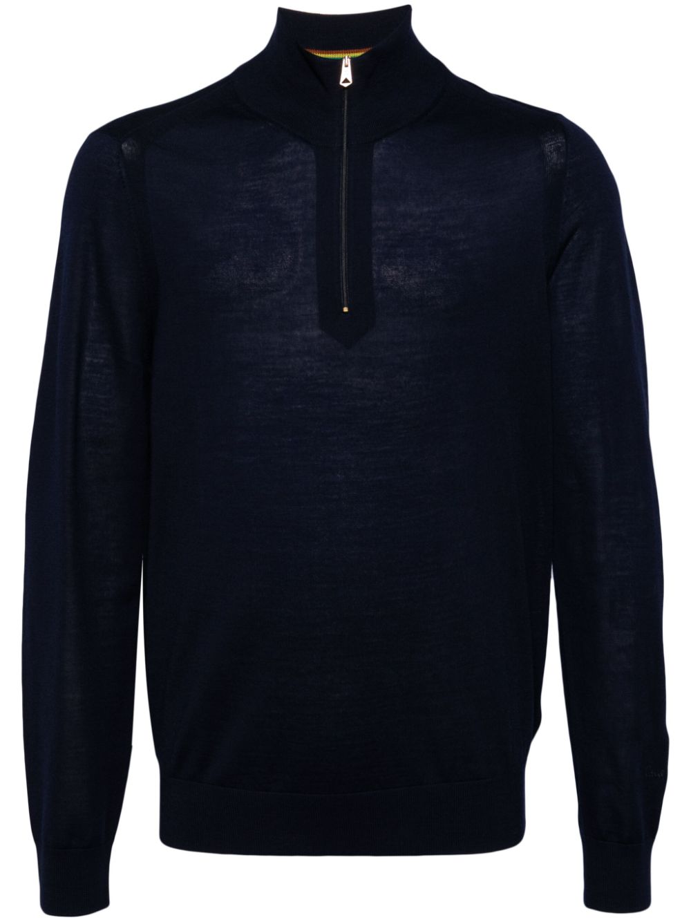 Paul Smith half-zip fine-knit jumper - Blue von Paul Smith