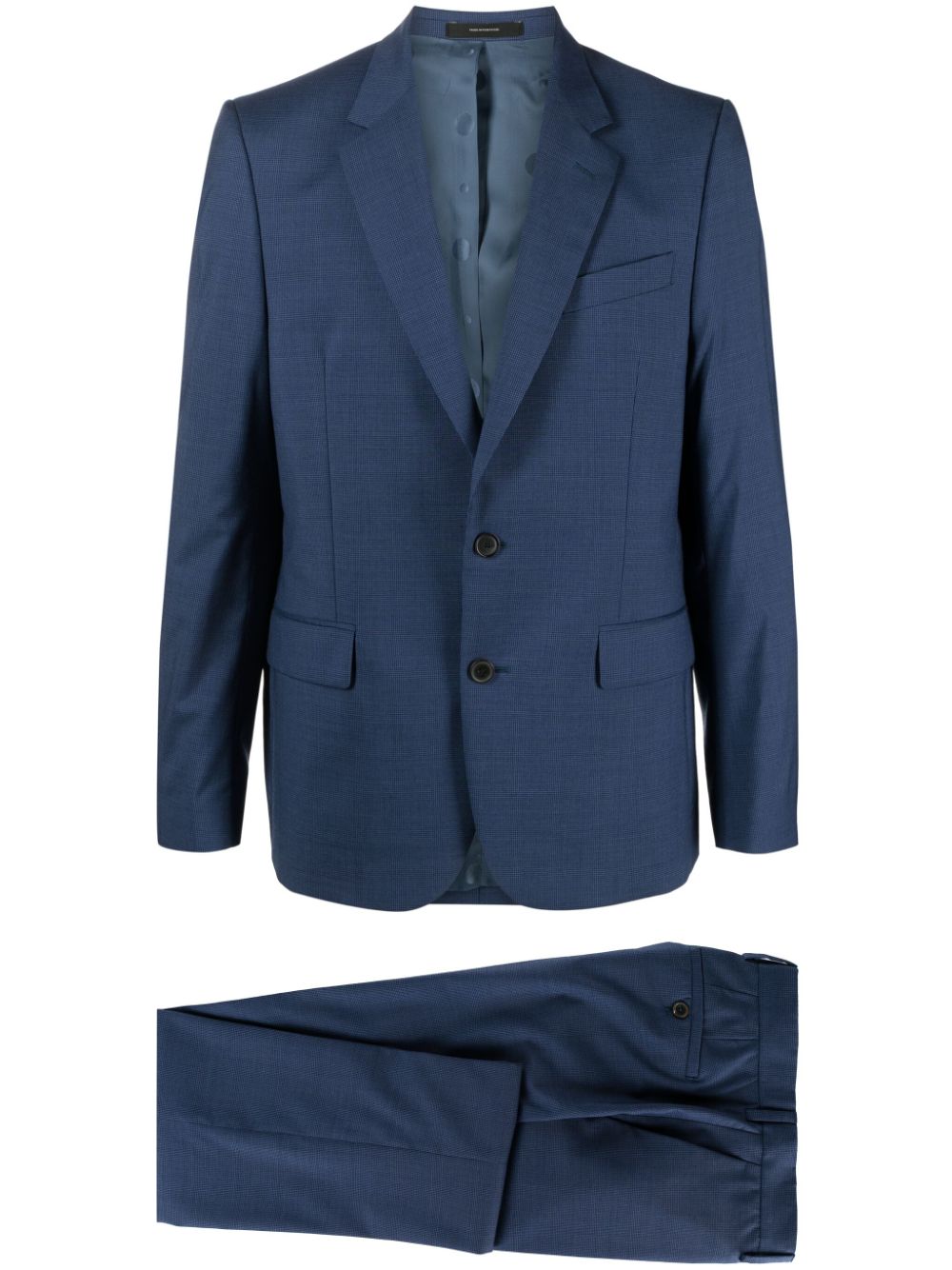 Paul Smith The Kensington micro-check suit - Blue von Paul Smith