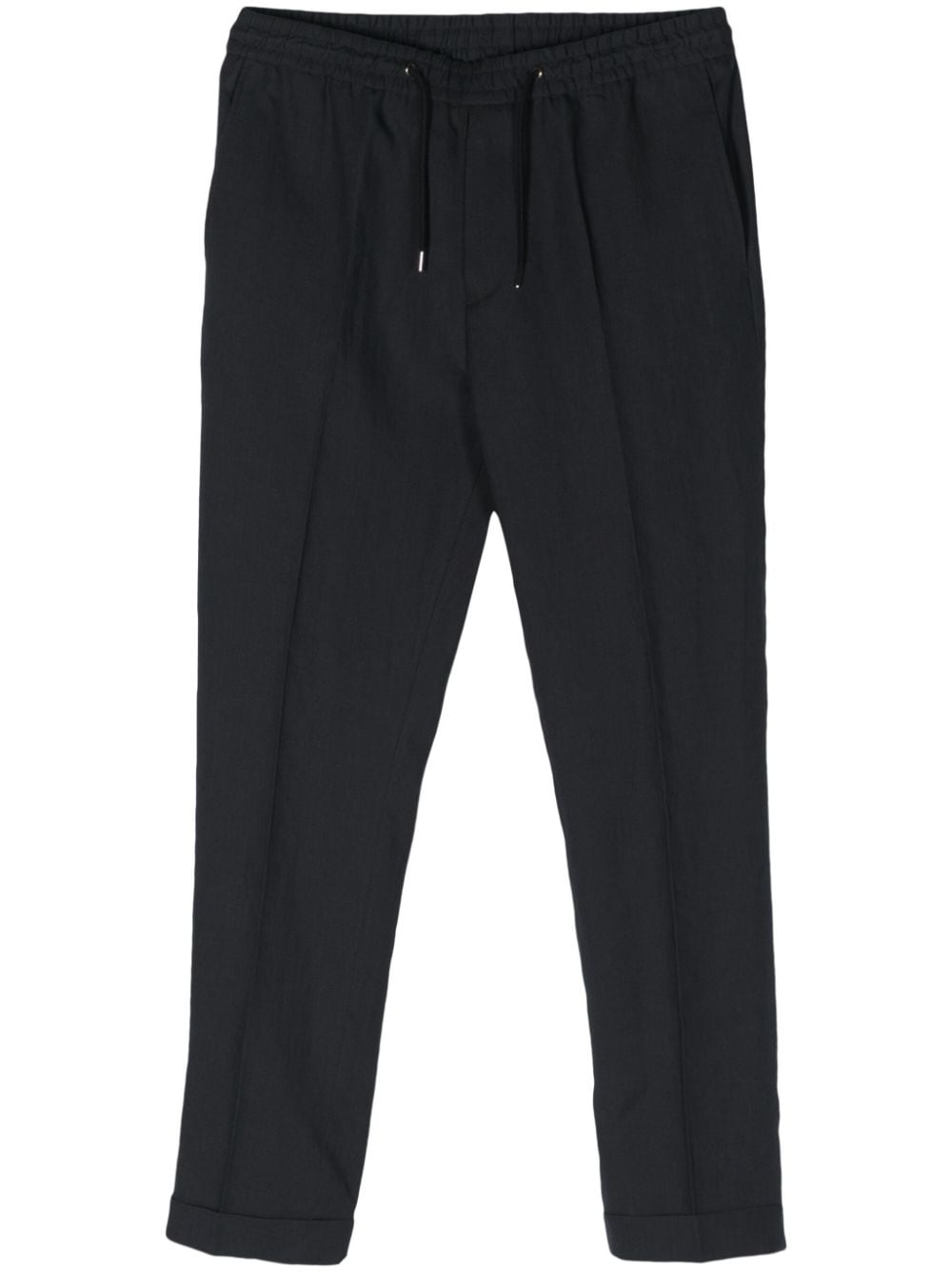 Paul Smith linen tapered trousers - Blue von Paul Smith