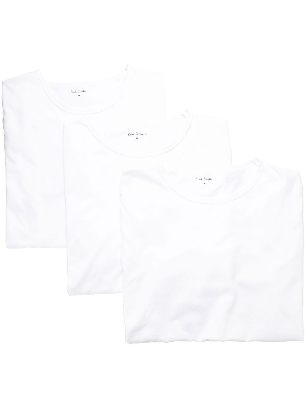 Paul Smith logo crew-neck T-shirt - White von Paul Smith