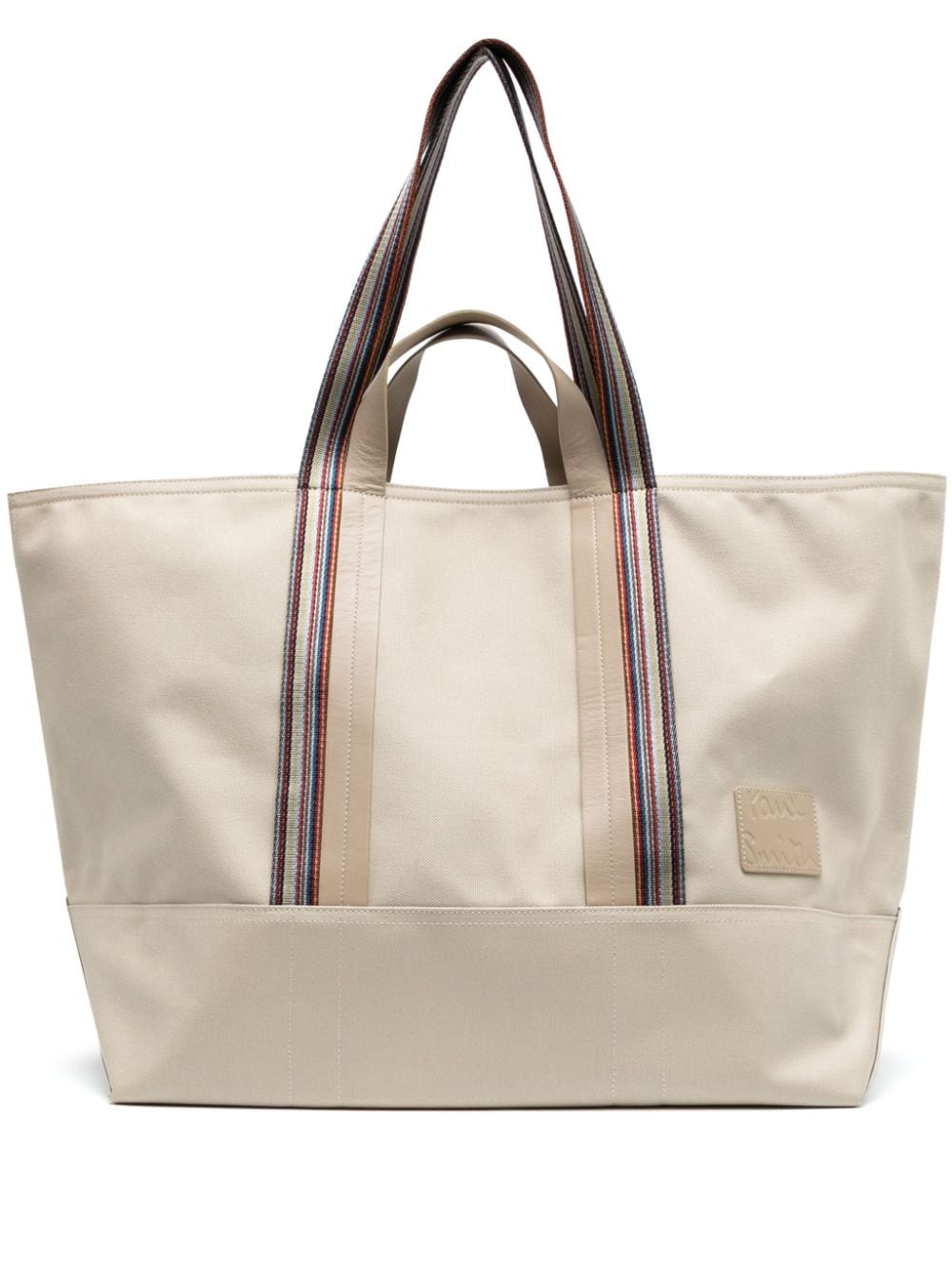 Paul Smith logo-patch tote bag - Brown von Paul Smith