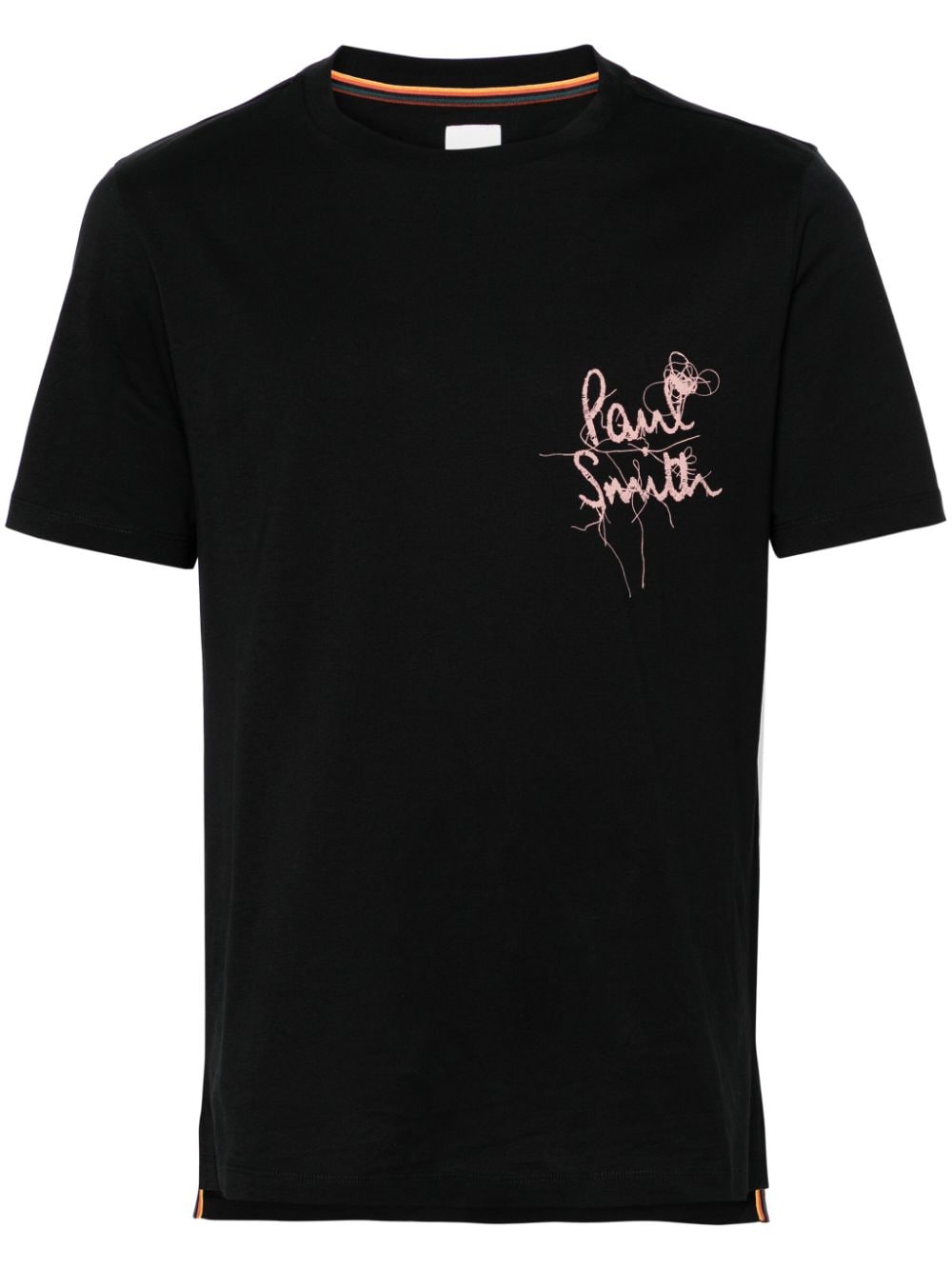 Paul Smith logo-print organic cotton T-shirt - Black von Paul Smith