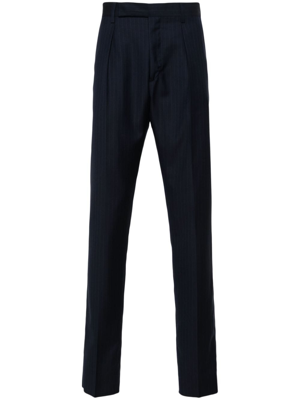 Paul Smith pinstripe slim-fit tailored trousers - Blue von Paul Smith