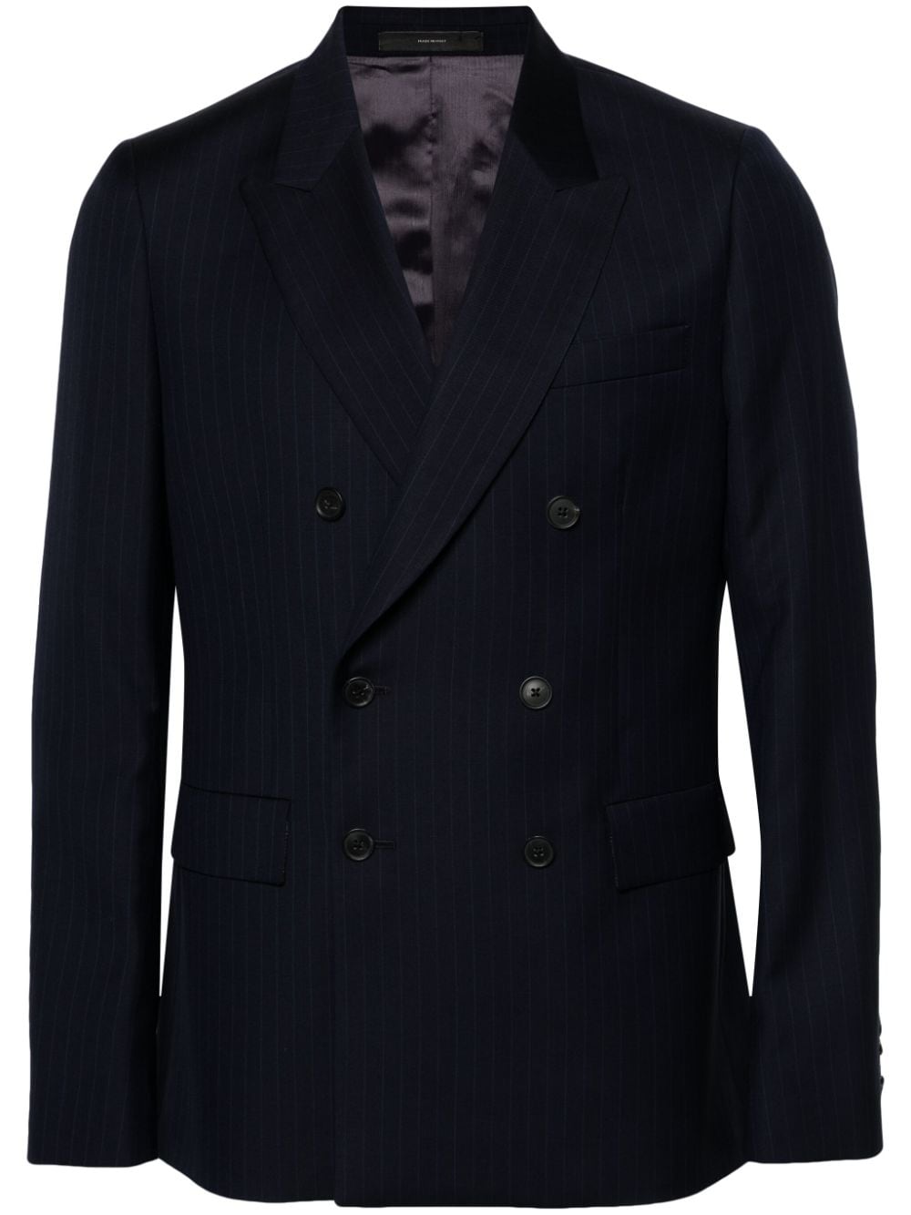 Paul Smith pinstriped wool blazer - Blue von Paul Smith