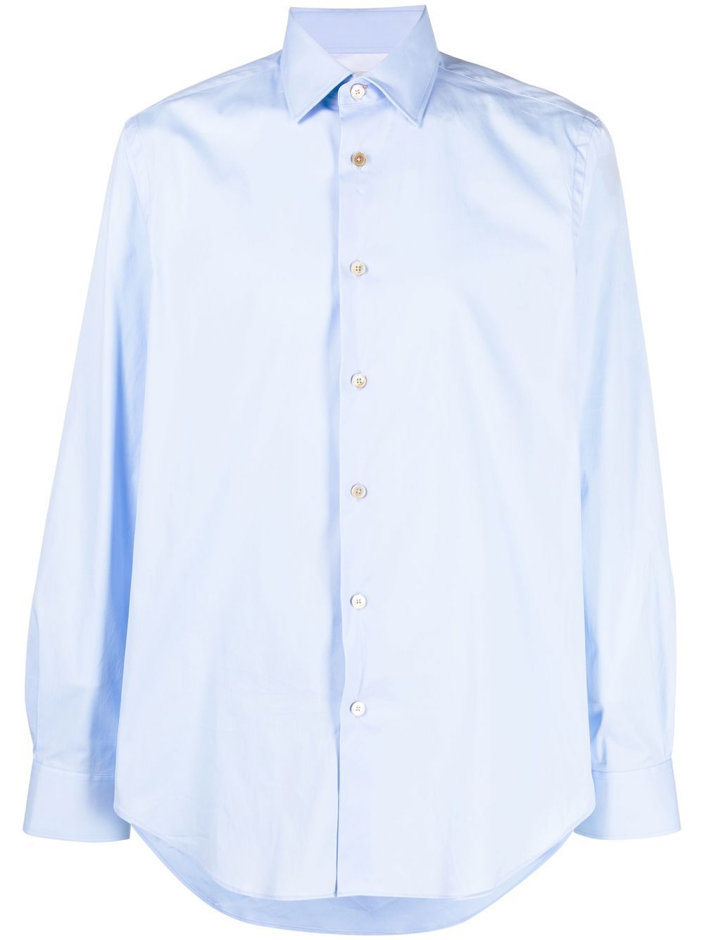 Paul Smith point-collar long-sleeve shirt - Blue von Paul Smith