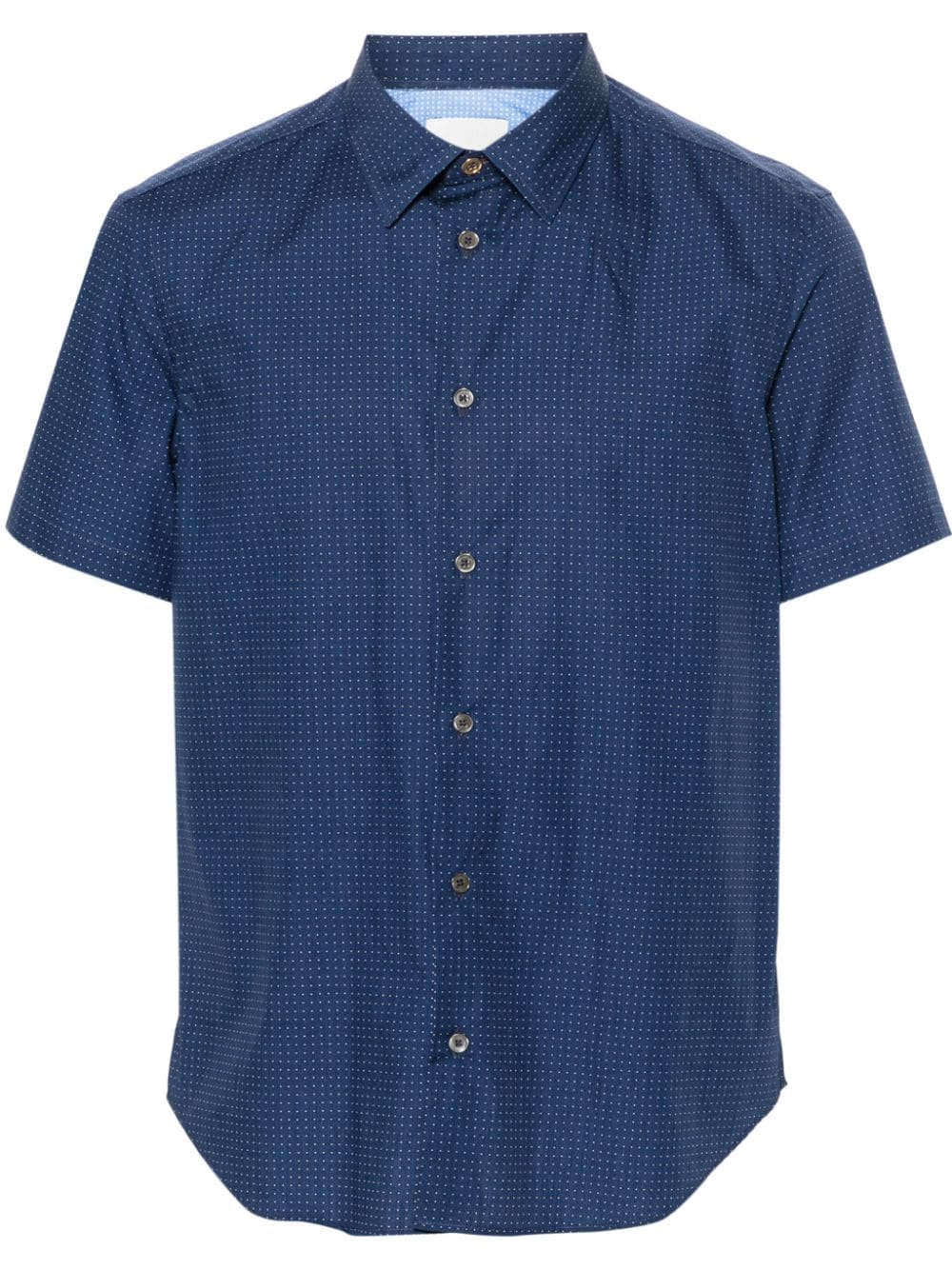 Paul Smith polka dot cotton shirt - Blue von Paul Smith