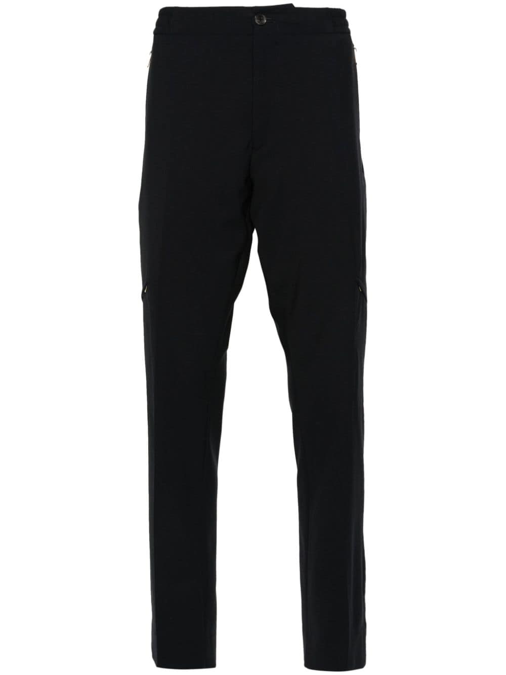 Paul Smith pressed-crease straight-leg trousers - Blue von Paul Smith