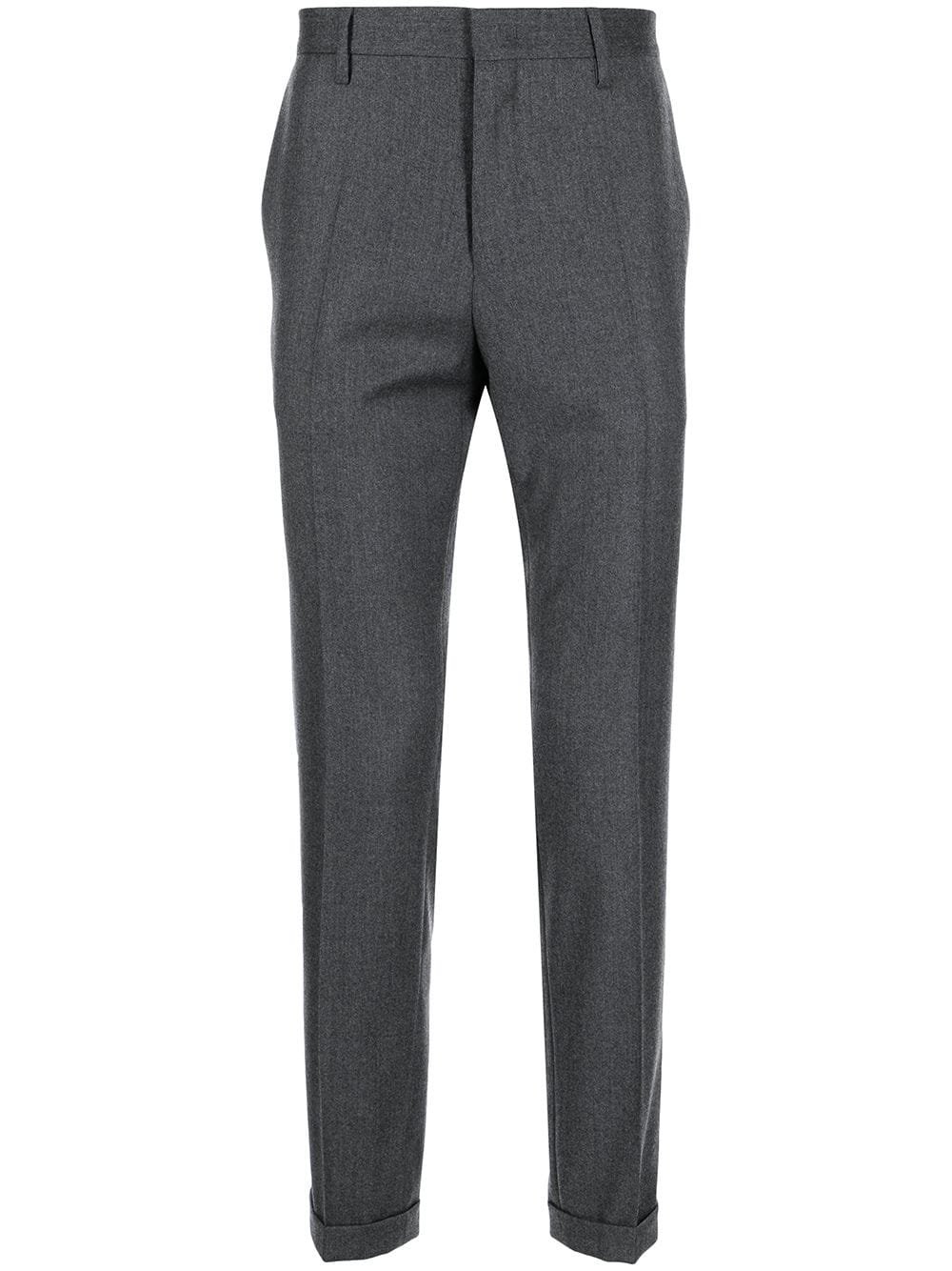 Paul Smith pressed-crease wool-blend tailored trousers - Grey von Paul Smith