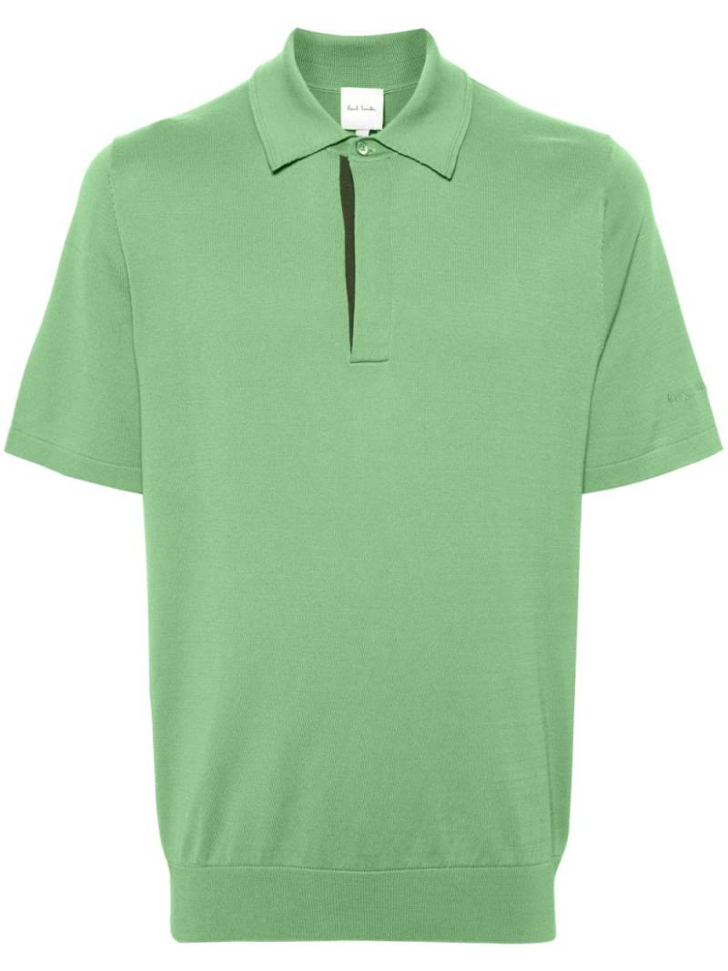 Paul Smith short-sleeve cotton polo shirt - Green von Paul Smith