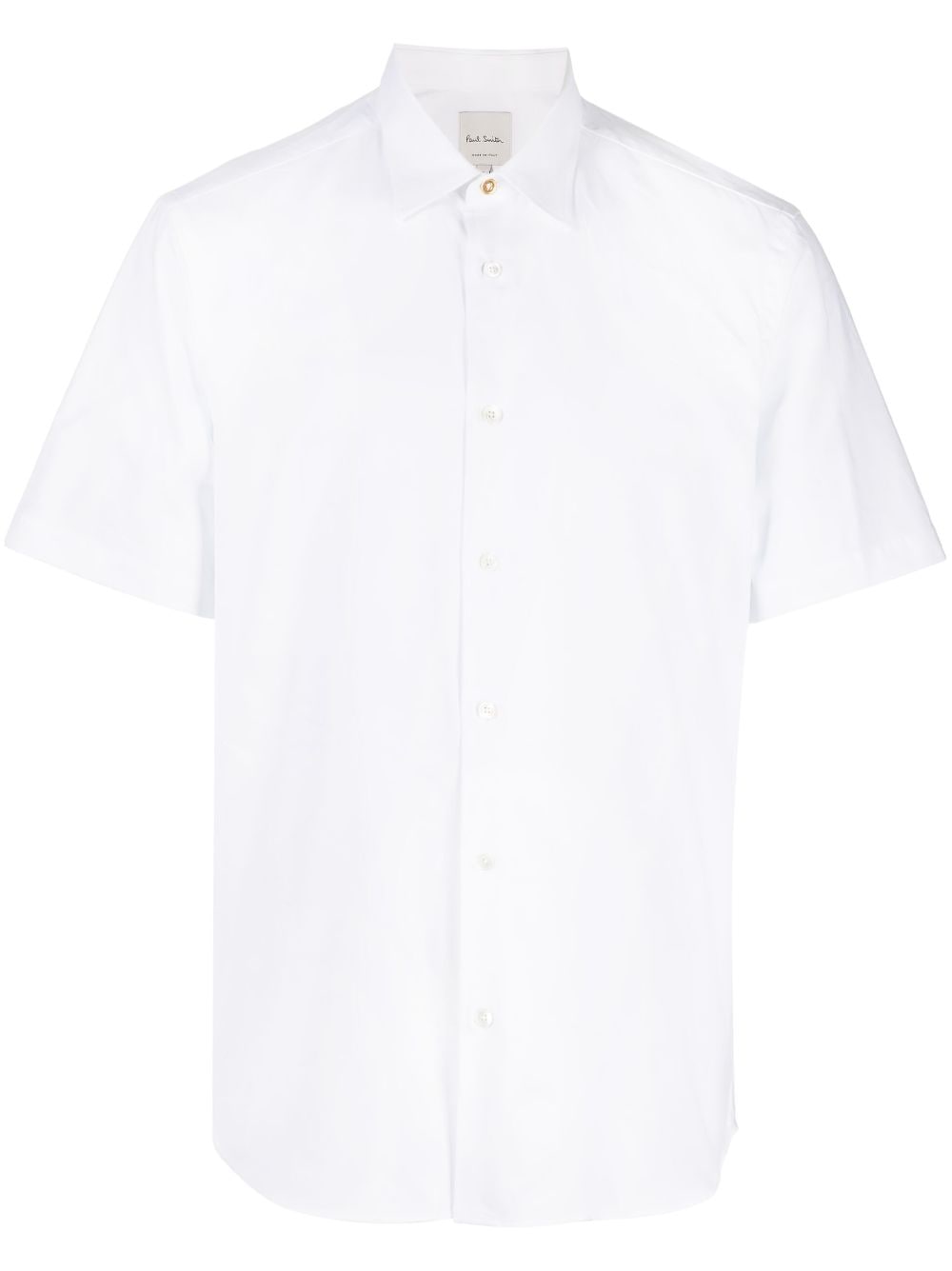 Paul Smith short-sleeve cotton shirt - White von Paul Smith