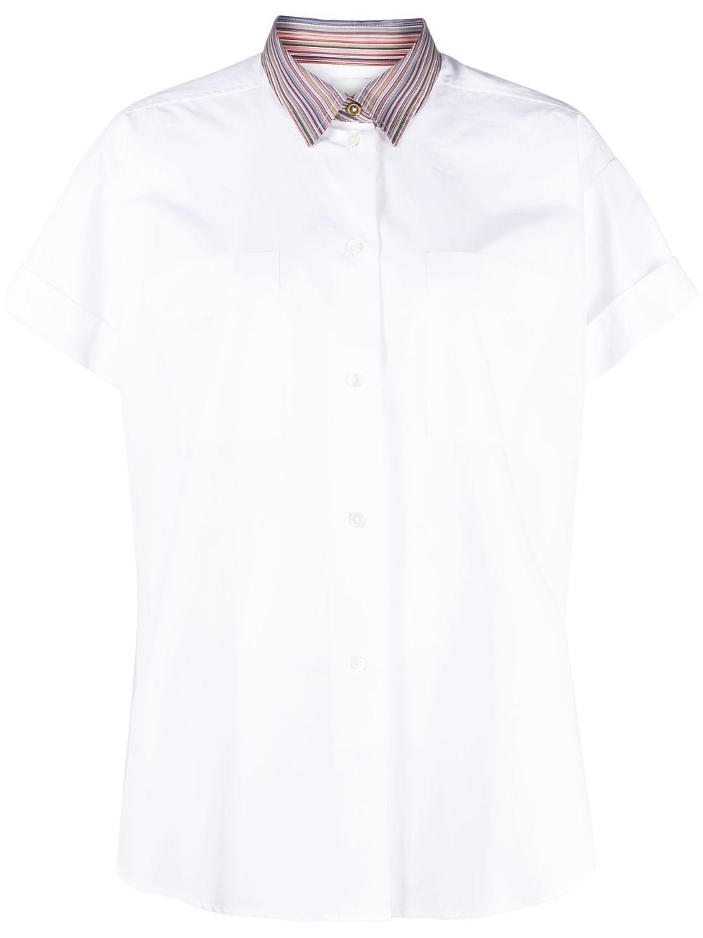 Paul Smith short-sleeve polo shirt - White von Paul Smith