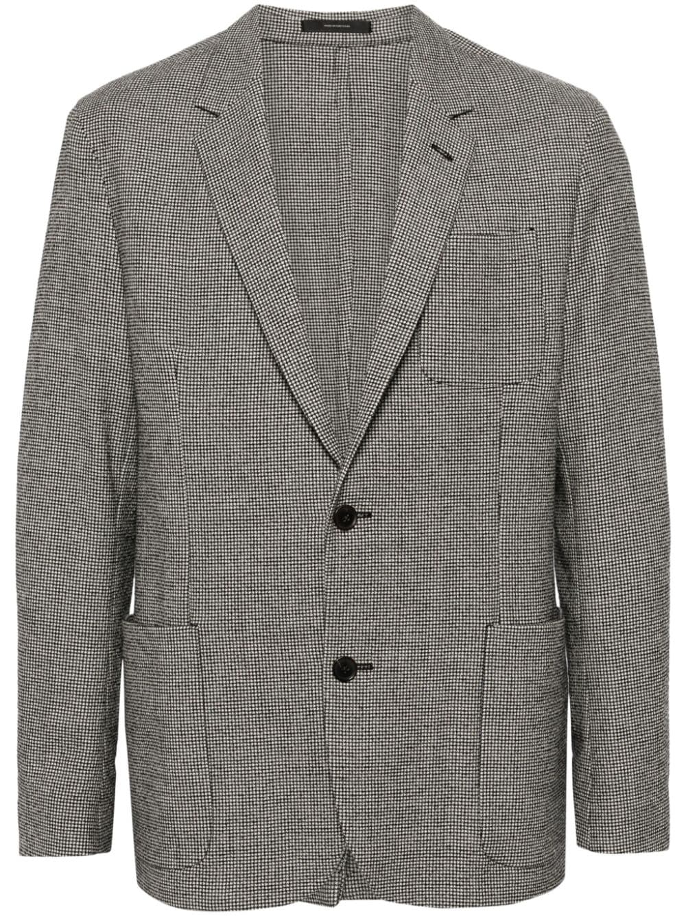 Paul Smith single-breasted check-pattern blazer - Black von Paul Smith