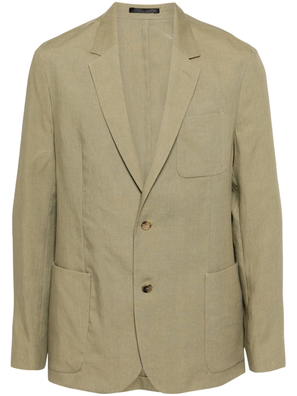 Paul Smith single-breasted linen blazer - Green von Paul Smith