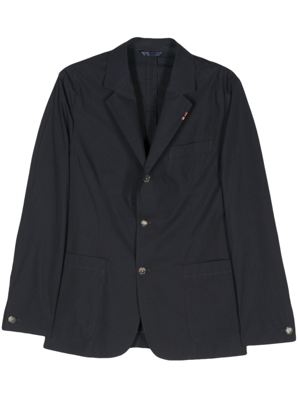 Paul Smith single-breasted organic-cotton blazer - Blue von Paul Smith