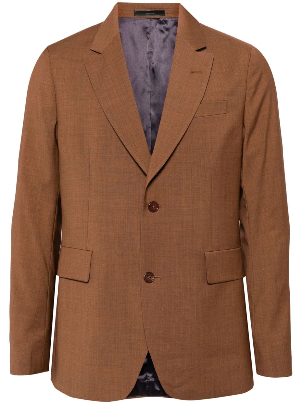 Paul Smith single-breasted wool blazer - Brown von Paul Smith