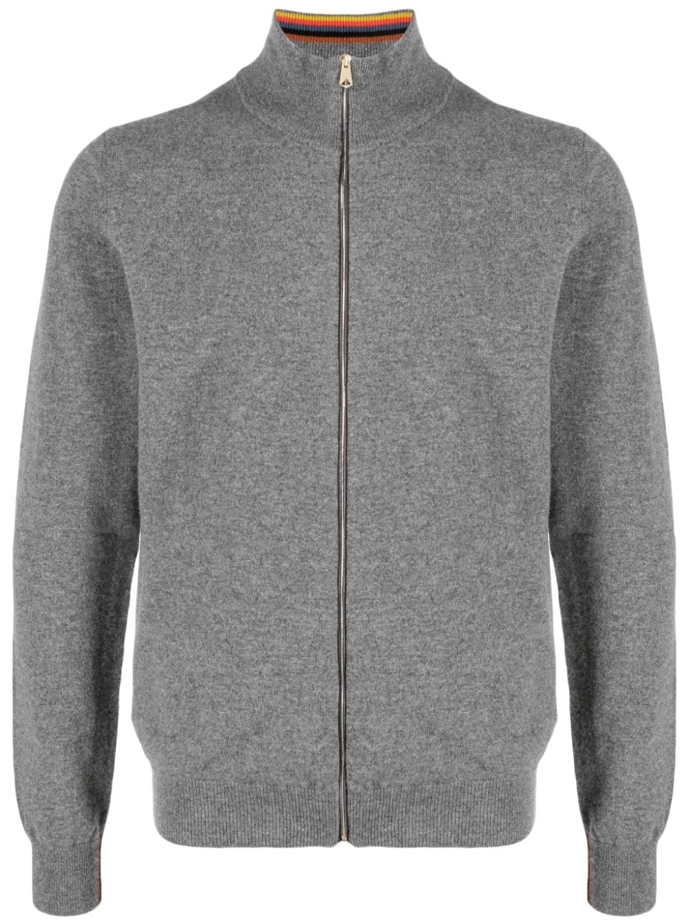 Paul Smith stand-up collar zip-up jumper - Grey von Paul Smith