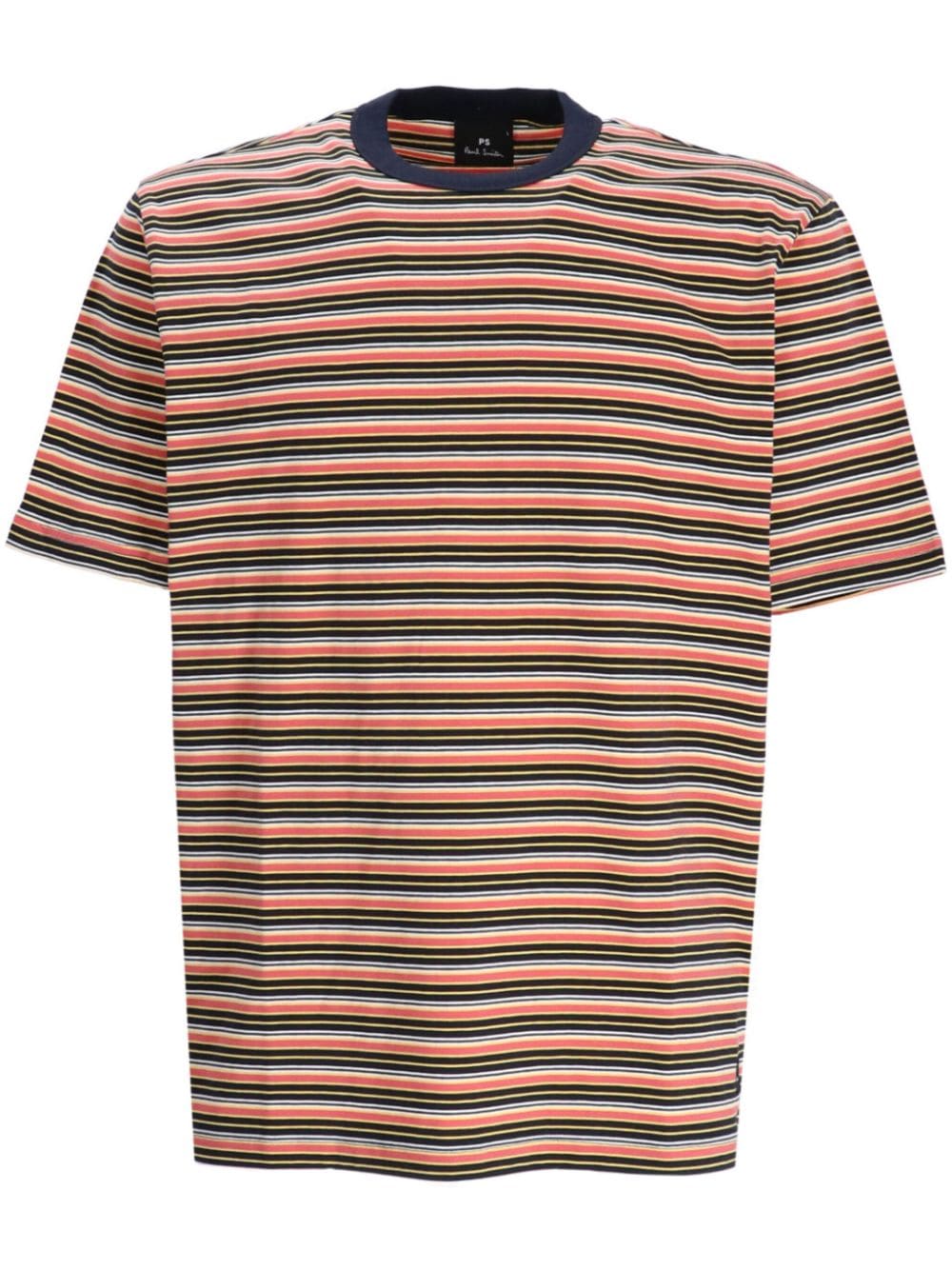 Paul Smith striped cotton T-shirt - Red von Paul Smith