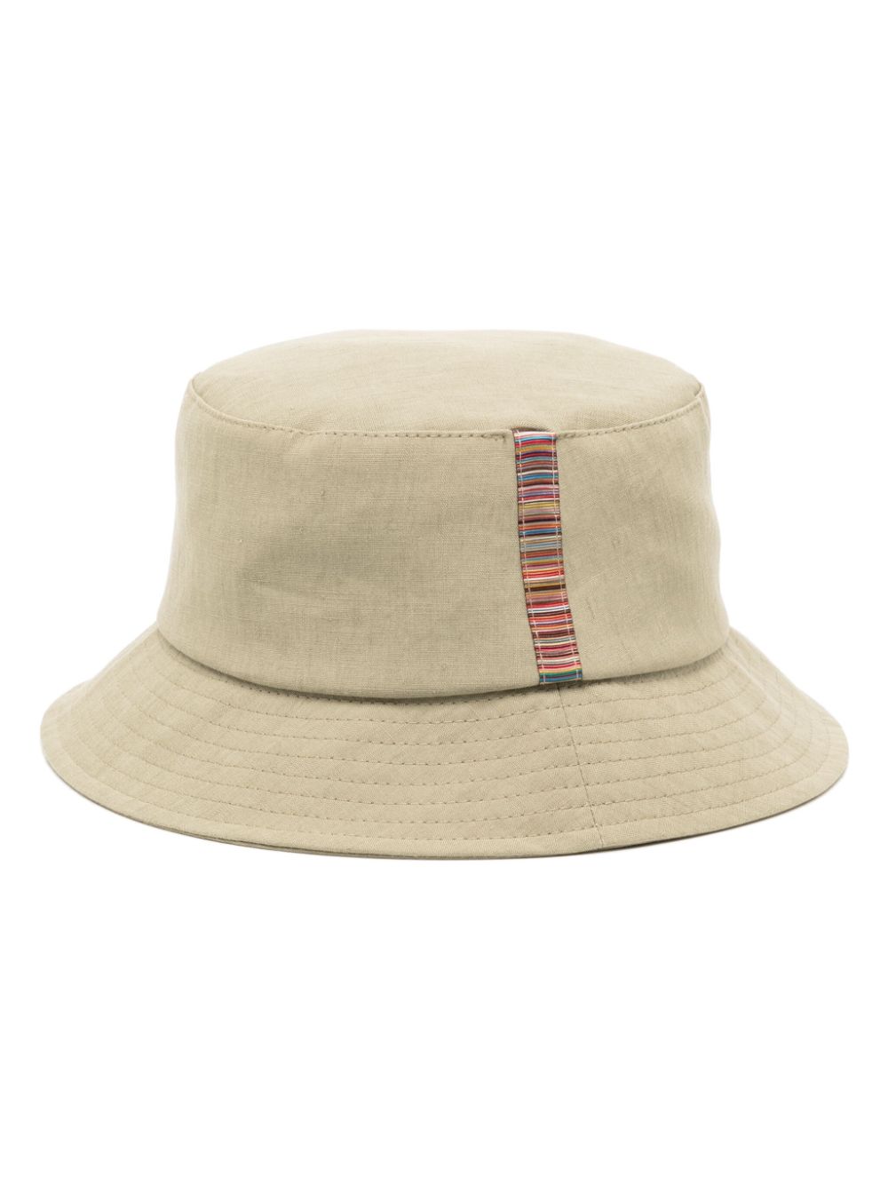 Paul Smith striped linen bucket hat - Green von Paul Smith