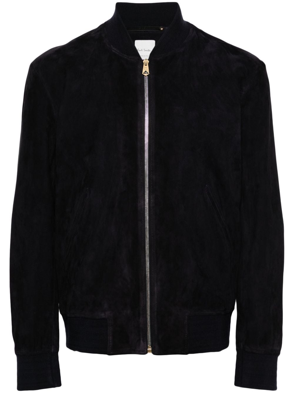 Paul Smith suede bomber jacket - Blue von Paul Smith