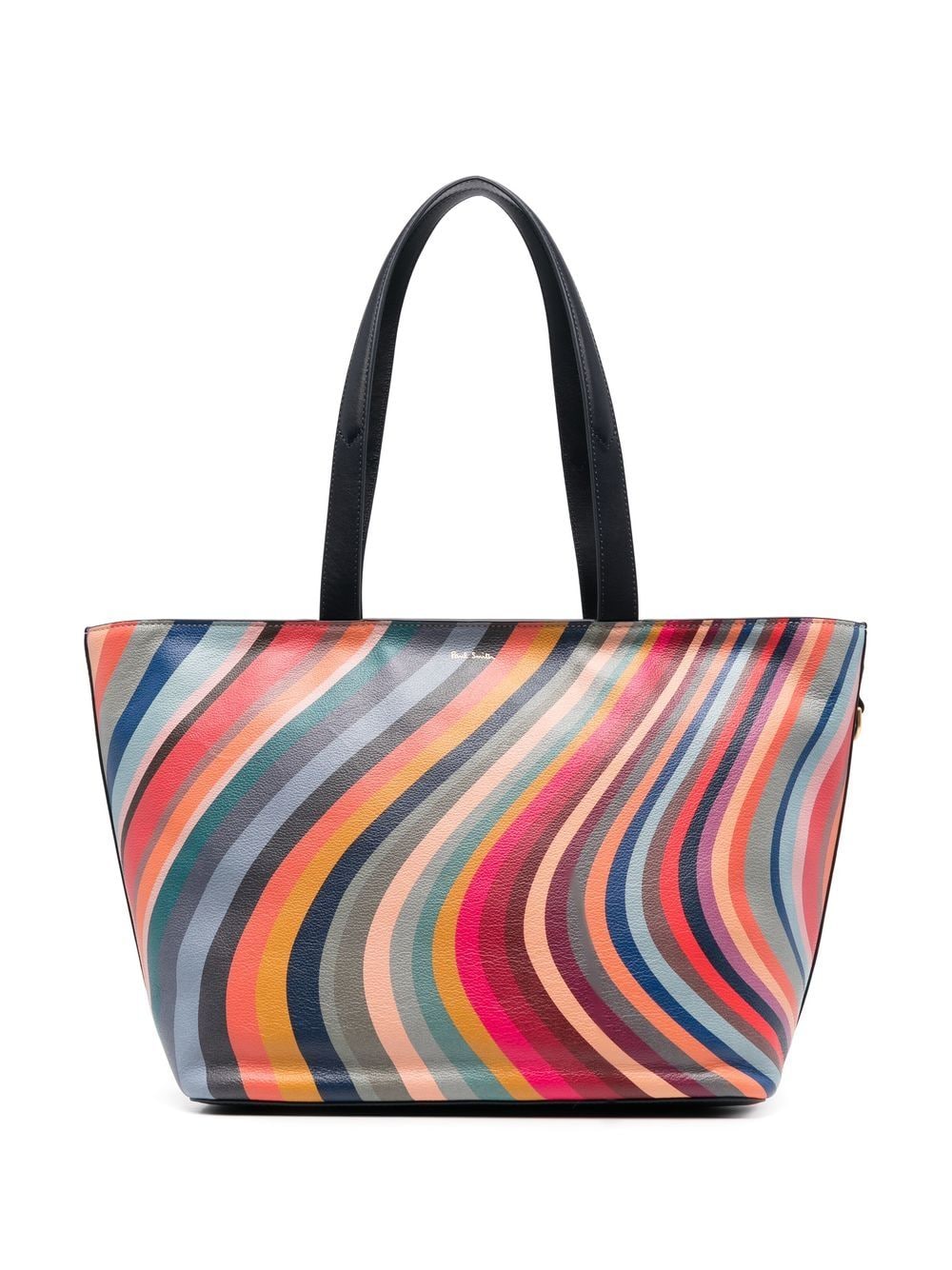 Paul Smith swirl striped pattern bag - Blue von Paul Smith