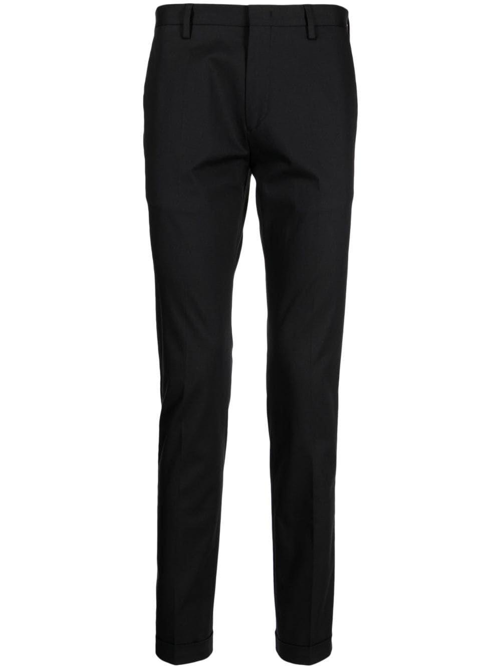 Paul Smith tapered-leg cotton trousers - Black von Paul Smith
