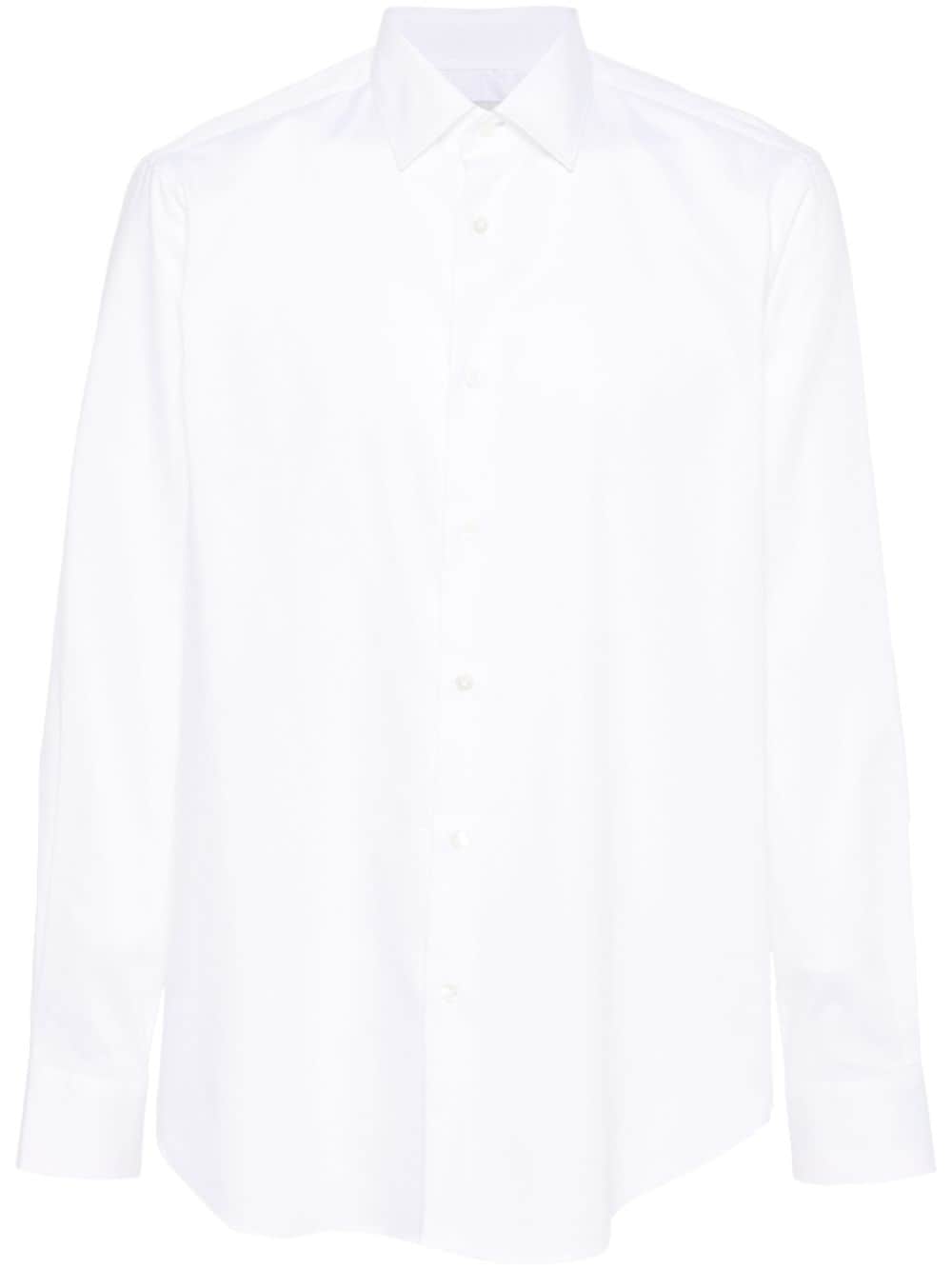 Paul Smith twill cotton shirt - White von Paul Smith