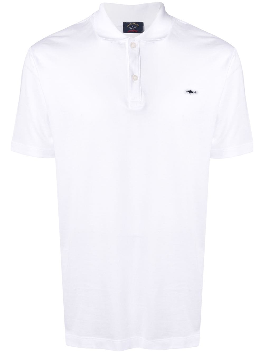 Paul & Shark embroidered logo polo shirt - White von Paul & Shark