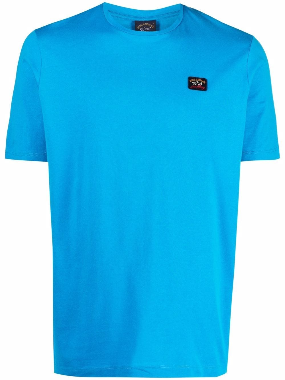 Paul & Shark logo-patch cotton T-shirt - Blue von Paul & Shark