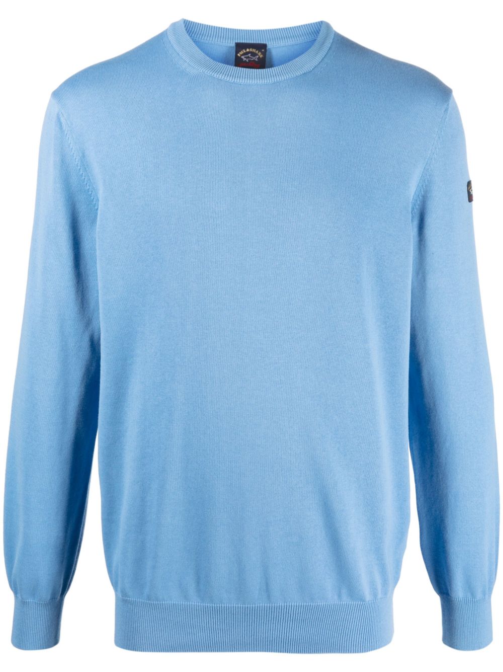 Paul & Shark logo-patch knitted sweatshirt - Blue von Paul & Shark