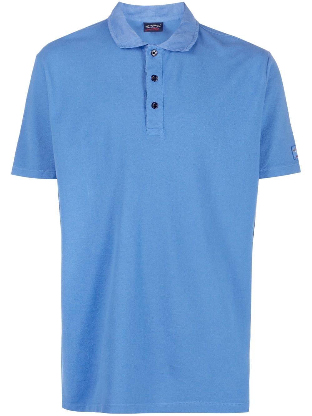 Paul & Shark logo-patch sleeve polo shirt - Blue von Paul & Shark