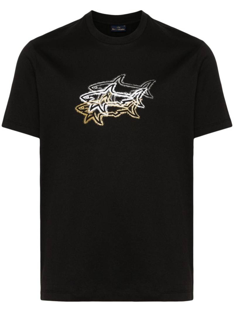 Paul & Shark logo-print T-shirt - Black von Paul & Shark