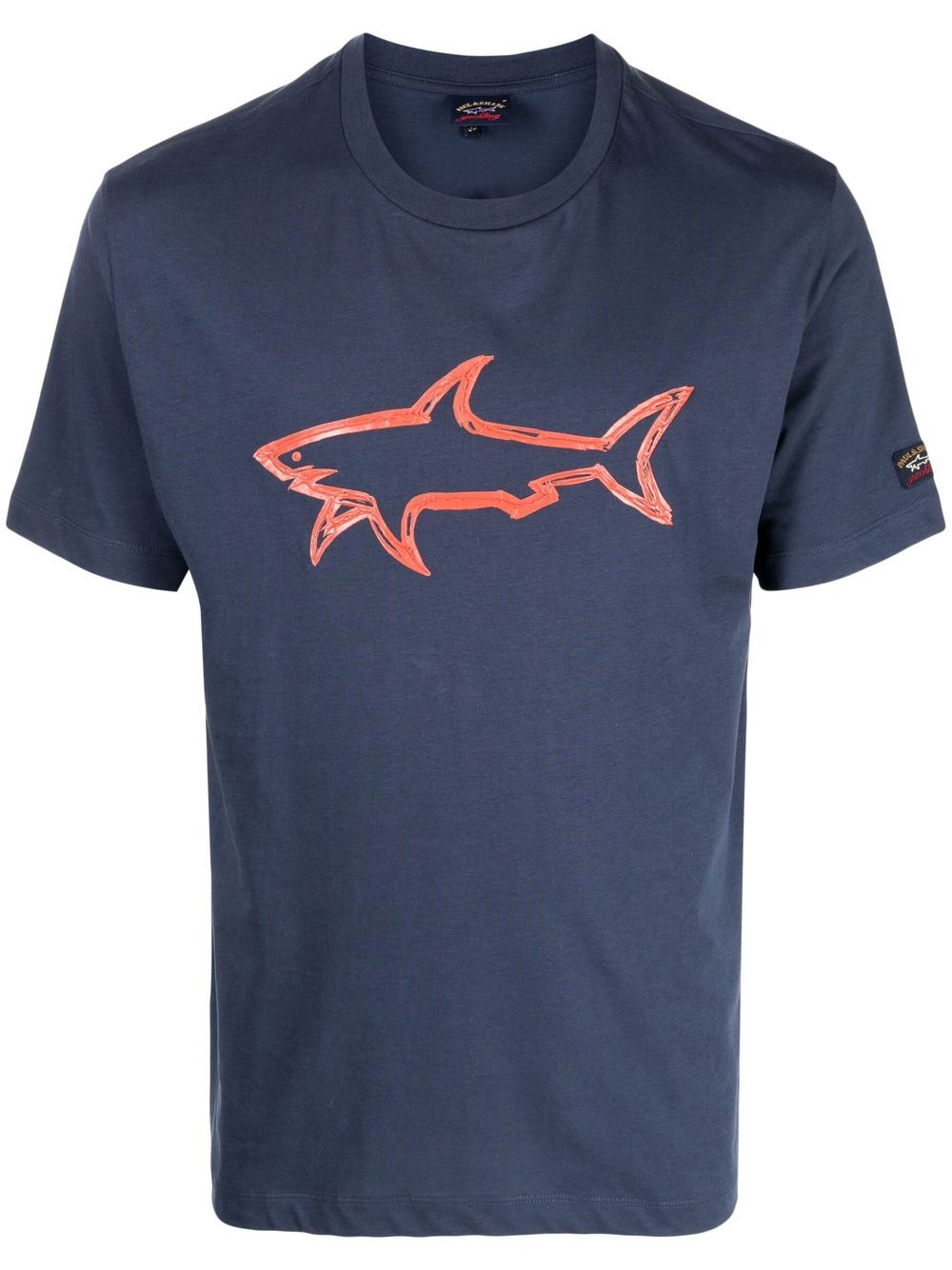 Paul & Shark logo-print T-shirt - Blue von Paul & Shark