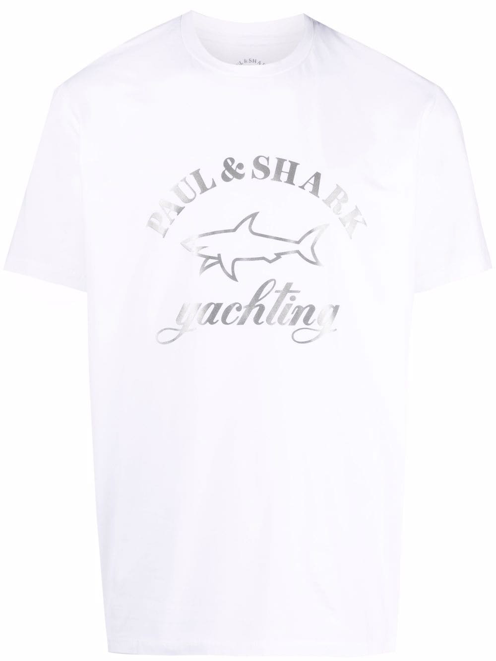 Paul & Shark logo-print cotton T-shirt - White von Paul & Shark