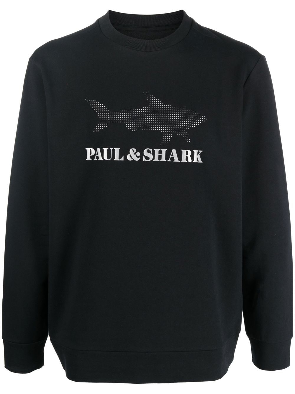Paul & Shark logo-print sweatshirt - Black von Paul & Shark