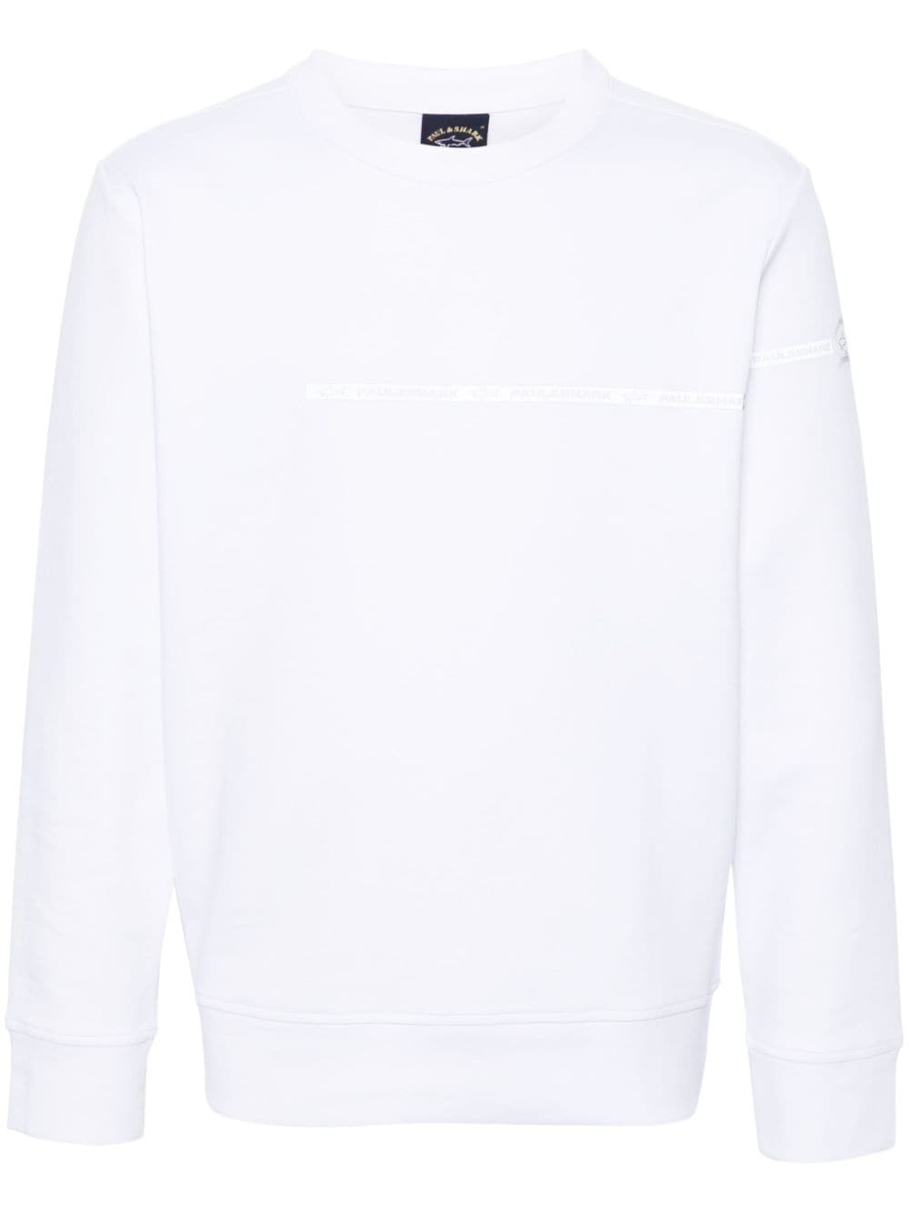 Paul & Shark logo-print sweatshirt - White von Paul & Shark