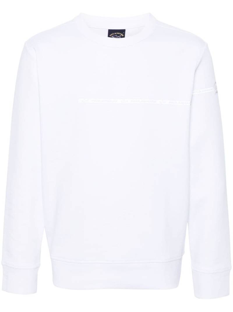 Paul & Shark logo-print sweatshirt - White von Paul & Shark