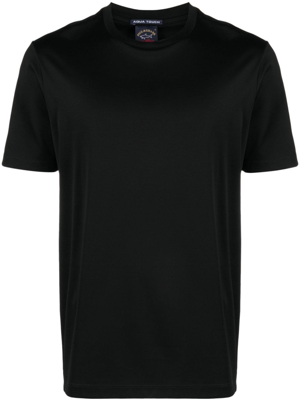 Paul & Shark logo-tape cotton shirt - Black von Paul & Shark