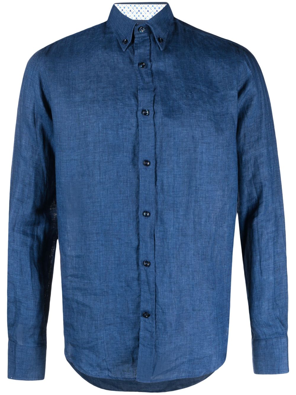 Paul & Shark long-sleeve linen shirt - Blue von Paul & Shark