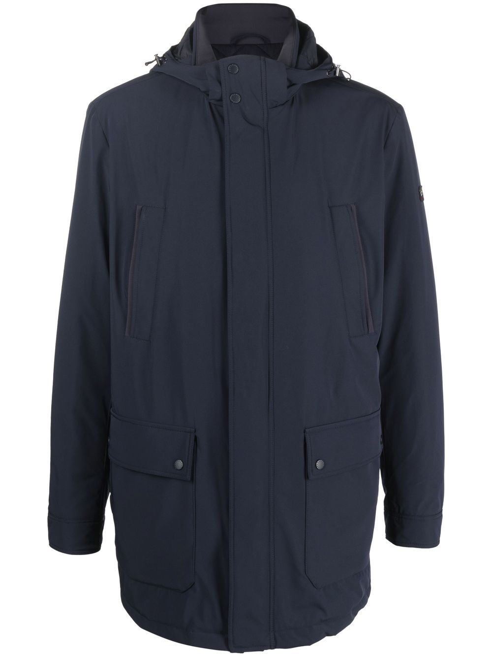 Paul & Shark padded mid-length coat - Blue von Paul & Shark