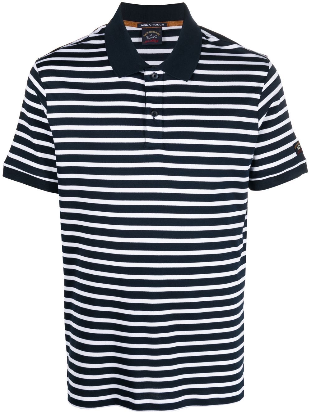 Paul & Shark striped polo shirt - Blue von Paul & Shark