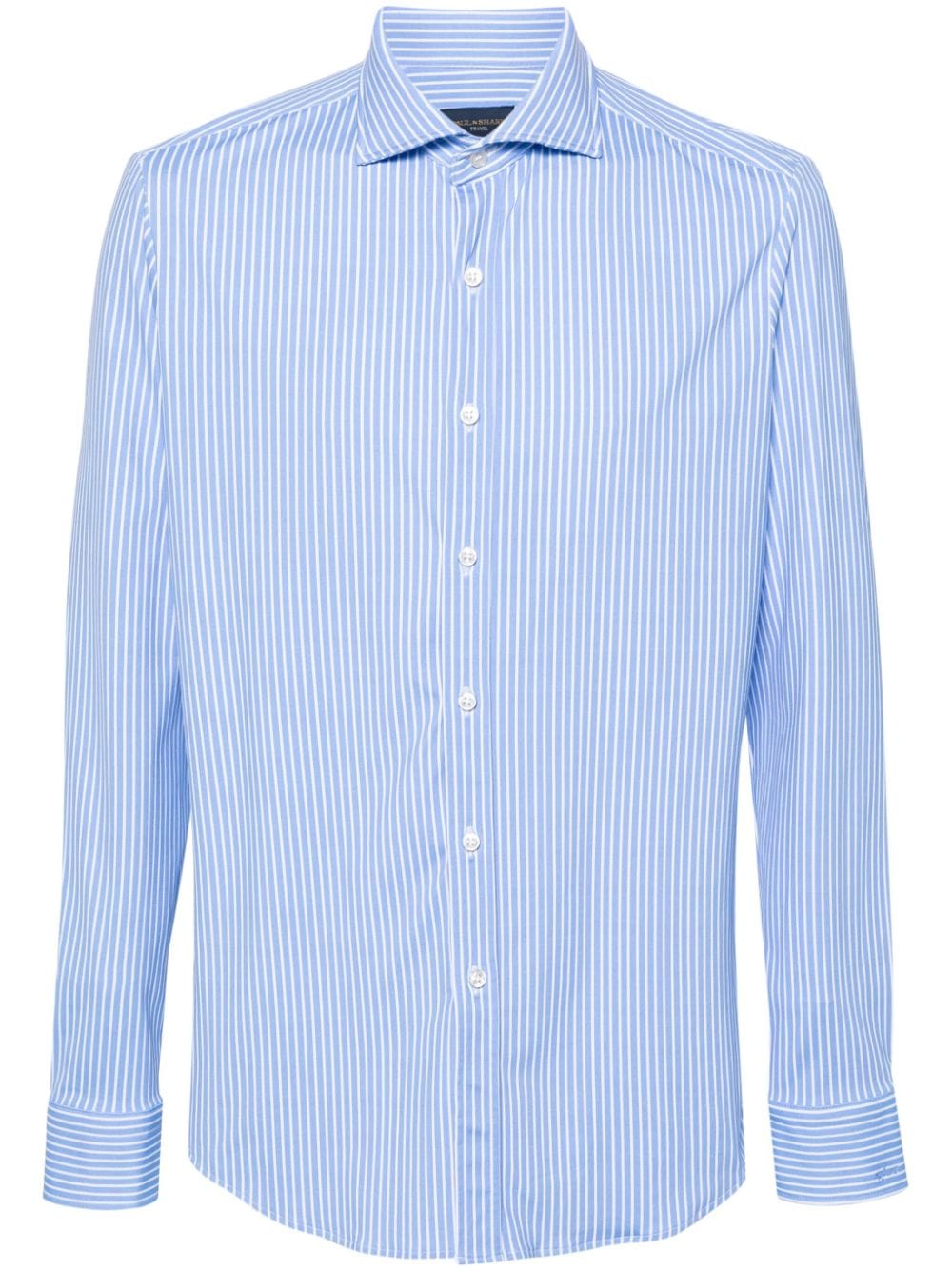 Paul & Shark striped scuba-jersey shirt - Blue von Paul & Shark